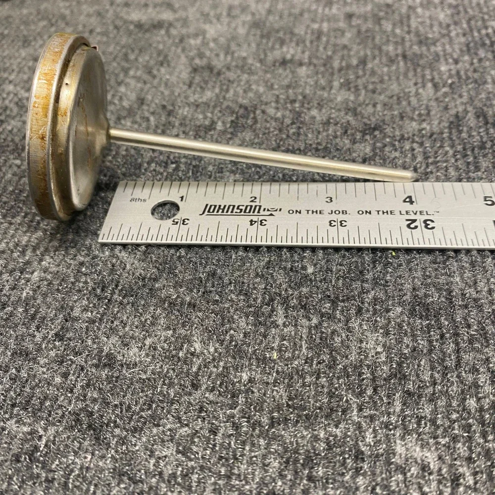 Taylor Vintage Analog Meat Thermometer Stainless Steel Dishwasher Safe Silver